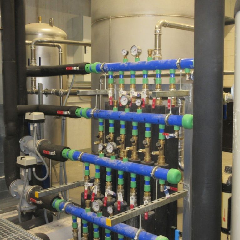 Distribución circuitos de suelo radiante